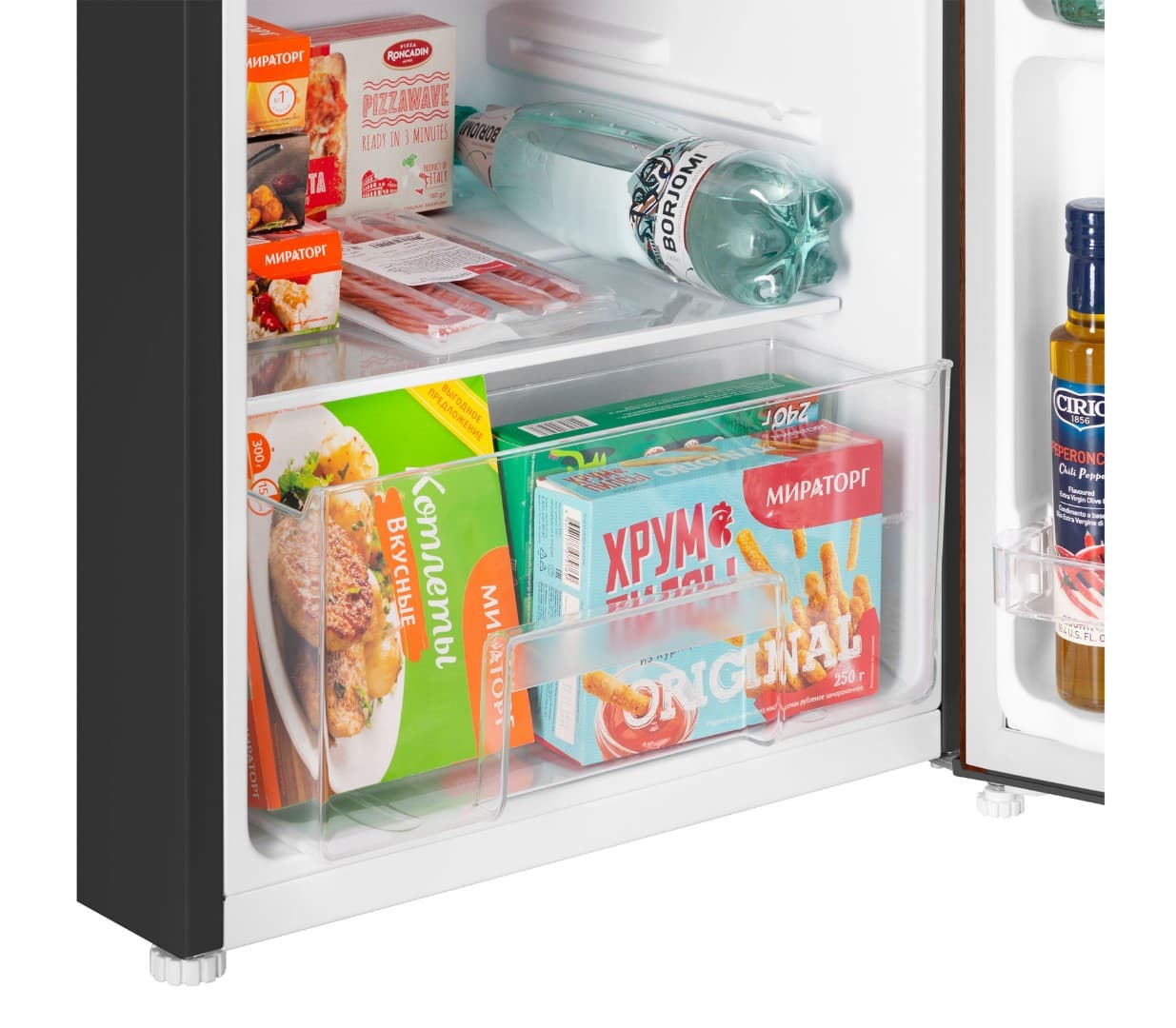 Отдельностоящий однокамерный холодильник Maunfeld MFF83WD