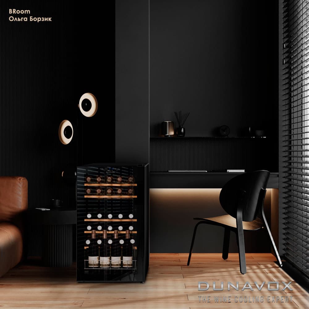 Отдельностоящий винный шкаф Dunavox DXFH-30.80