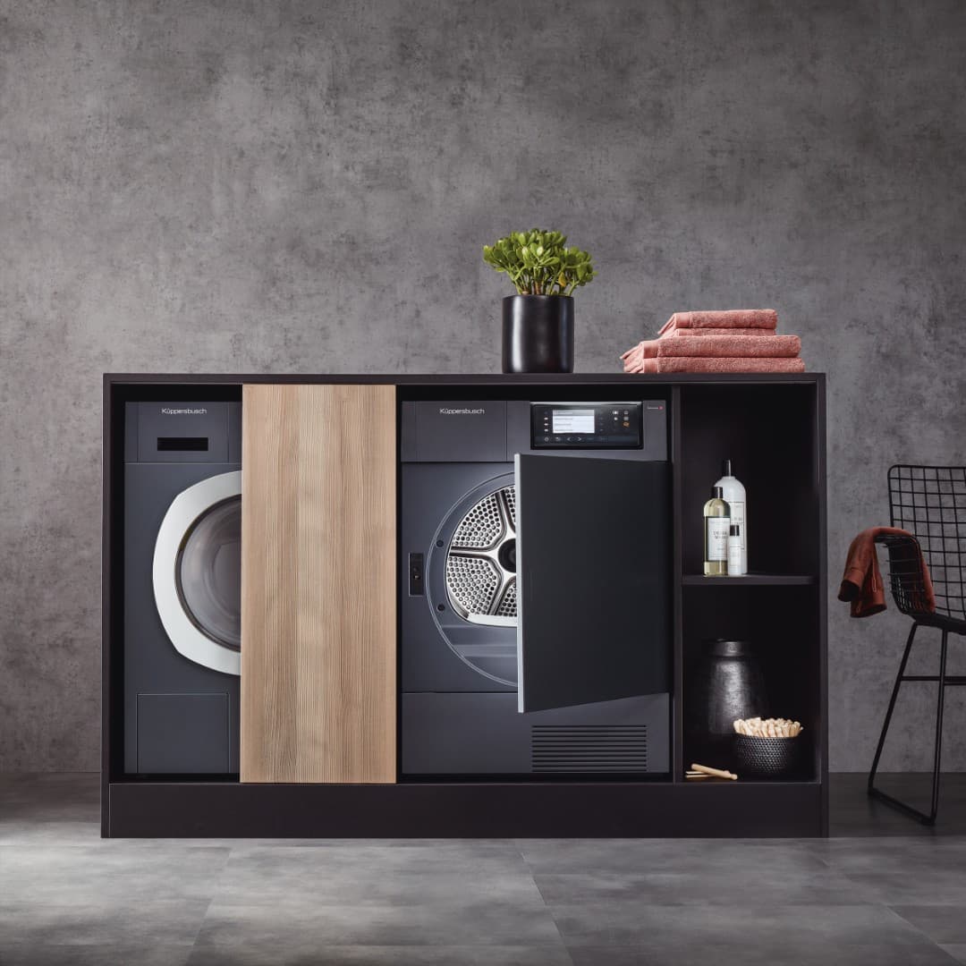 Отдельностоящая стиральная машина Kuppersbusch W 40.0 T Titan Rock