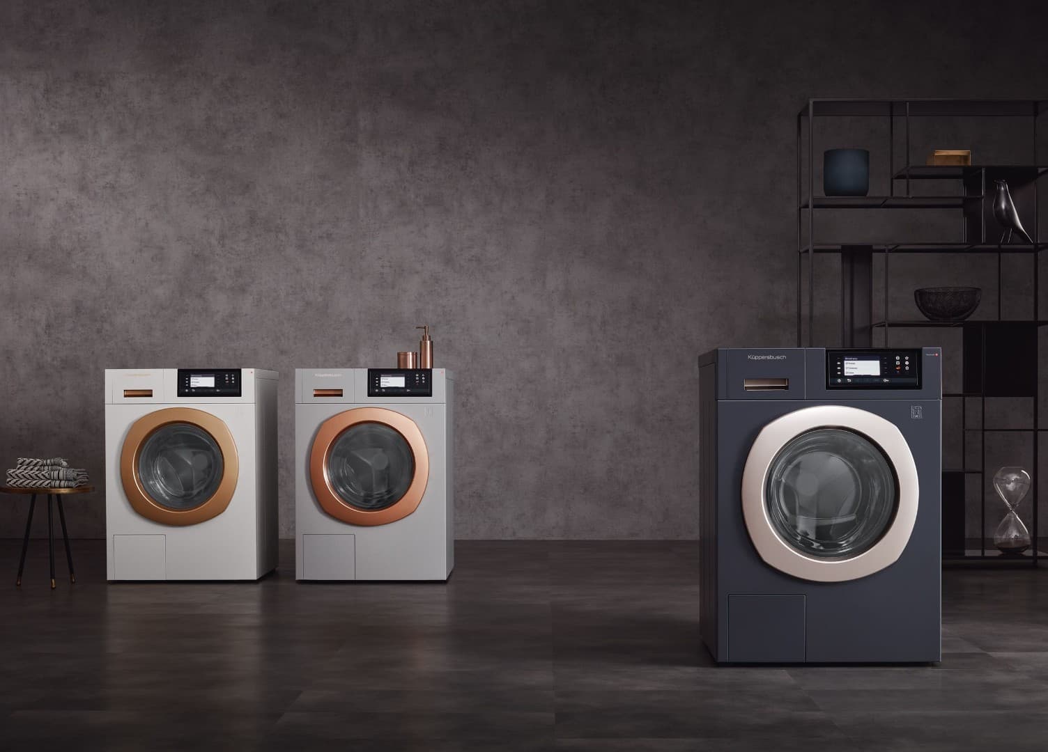 Отдельностоящая стиральная машина Kuppersbusch W 40.0 T Titan Rock