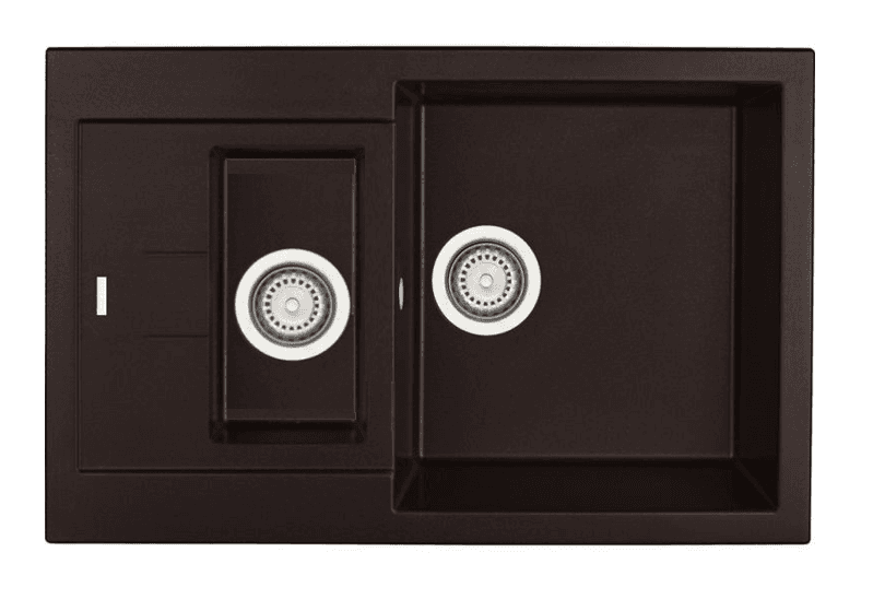 Кухонная мойка LONGRAN AMANDA  AMG780.500 15 - 93 марон