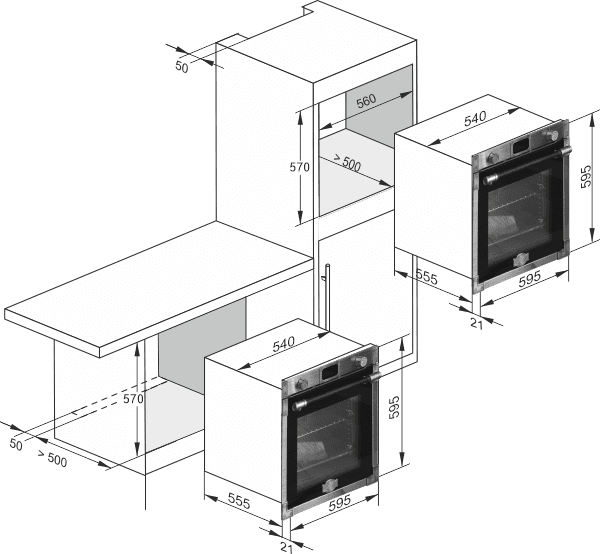 Электрический духовой шкаф Kaiser EH 6427 ELFAD