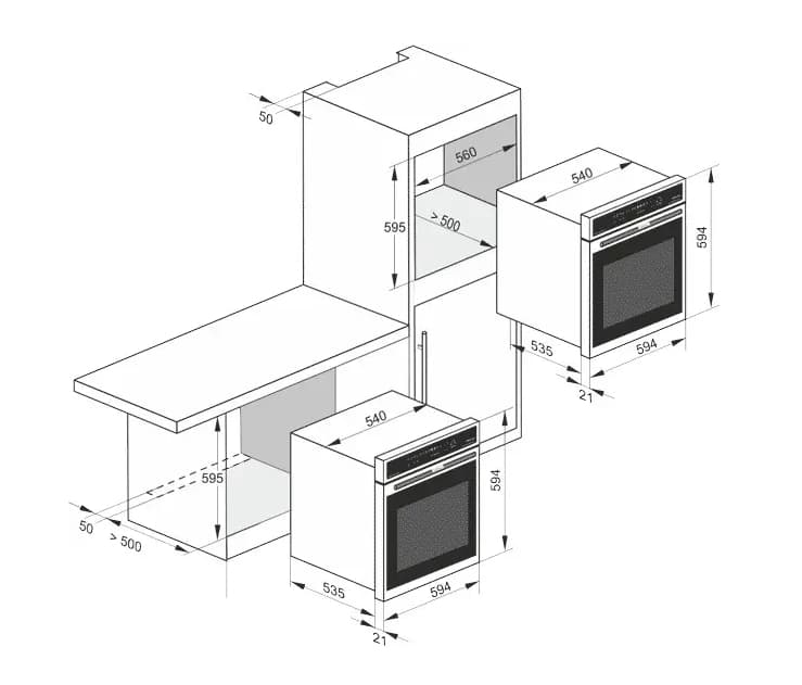 Электрический духовой шкаф Kaiser EH 6326 W
