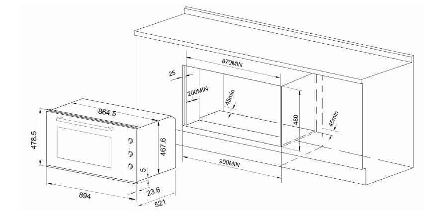 Газовый духовой шкаф Kaiser EG 9371