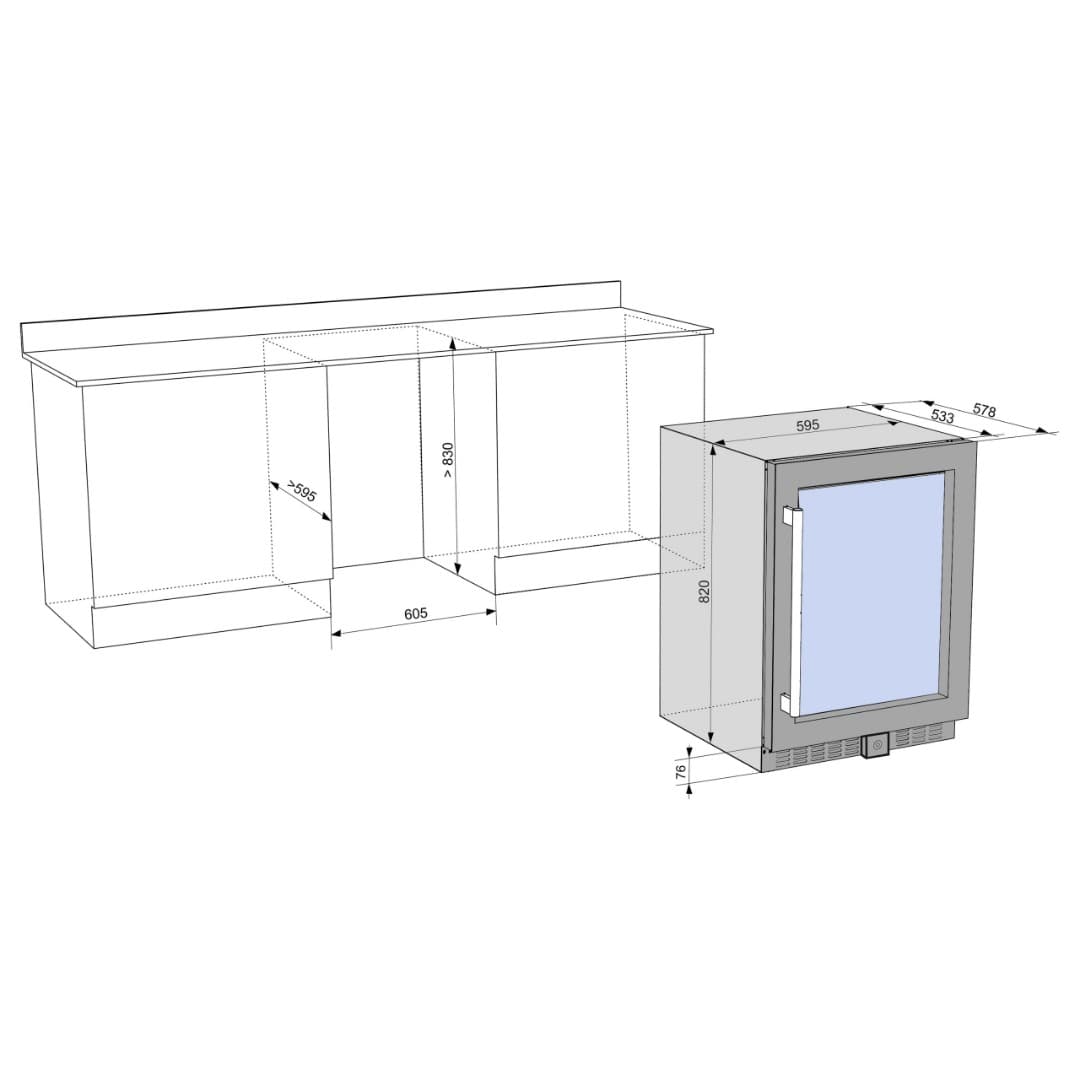 Сигарный шкаф Libhof BR-650