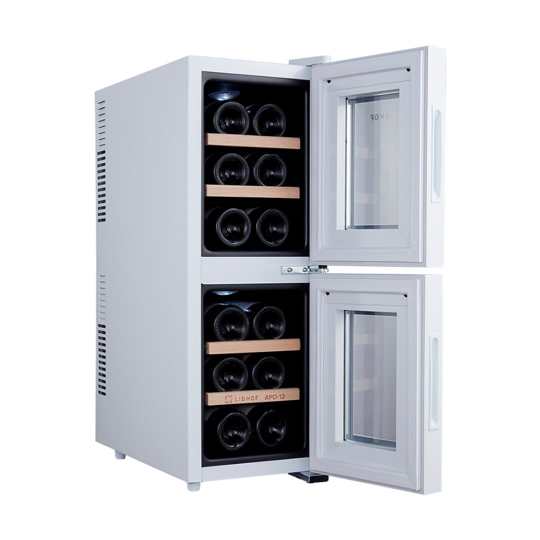 Отдельностоящий винный шкаф Libhof APD-12 white