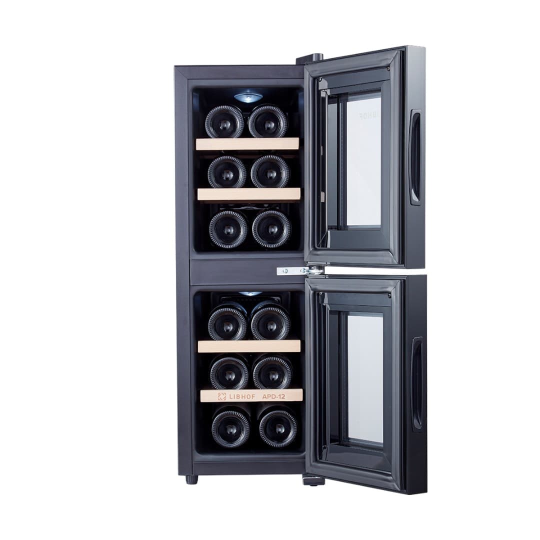 Отдельностоящий винный шкаф Libhof APD-12 black