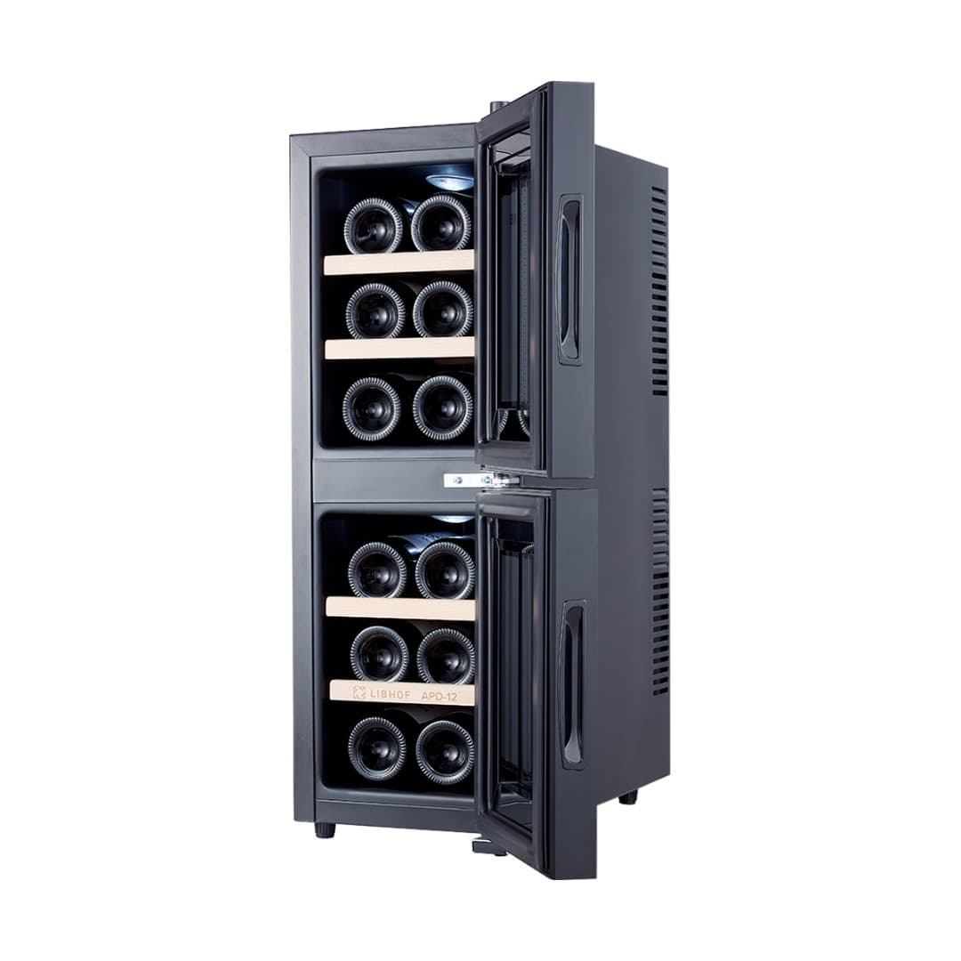 Отдельностоящий винный шкаф Libhof APD-12 black