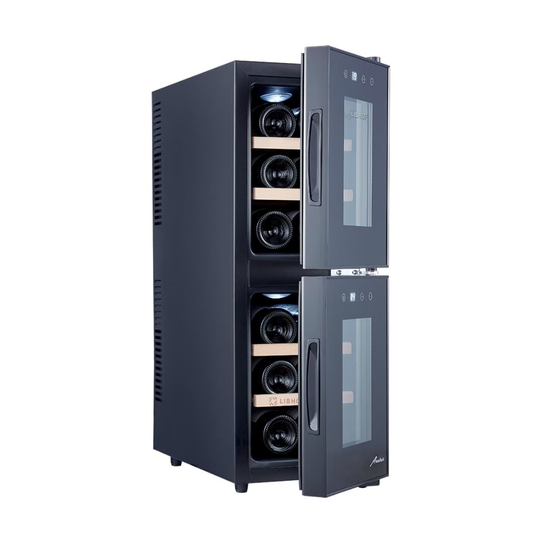 Отдельностоящий винный шкаф Libhof APD-12 black