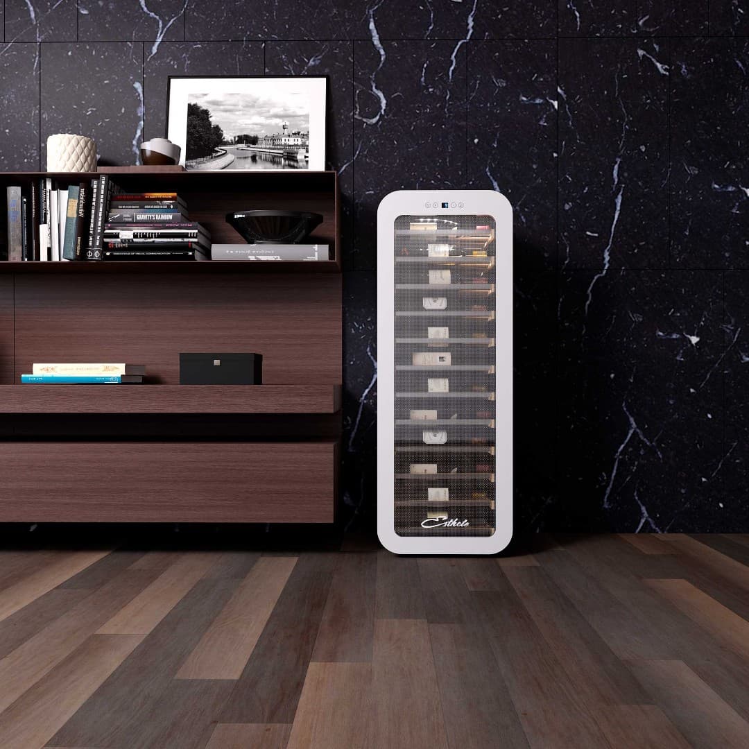 Отдельностоящий винный шкаф Libhof ES-34 white