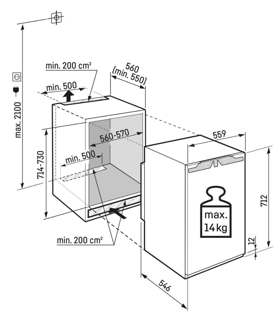 Встраиваемый морозильник Liebherr IFNe 3553 Prime NoFrost