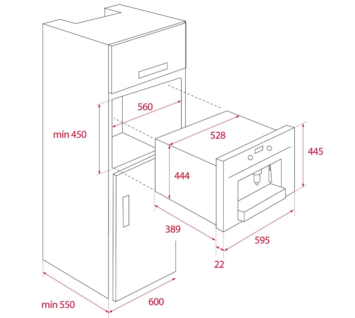 Встраиваемая кофемашина Teka CLC 855 GM STEAM GREY