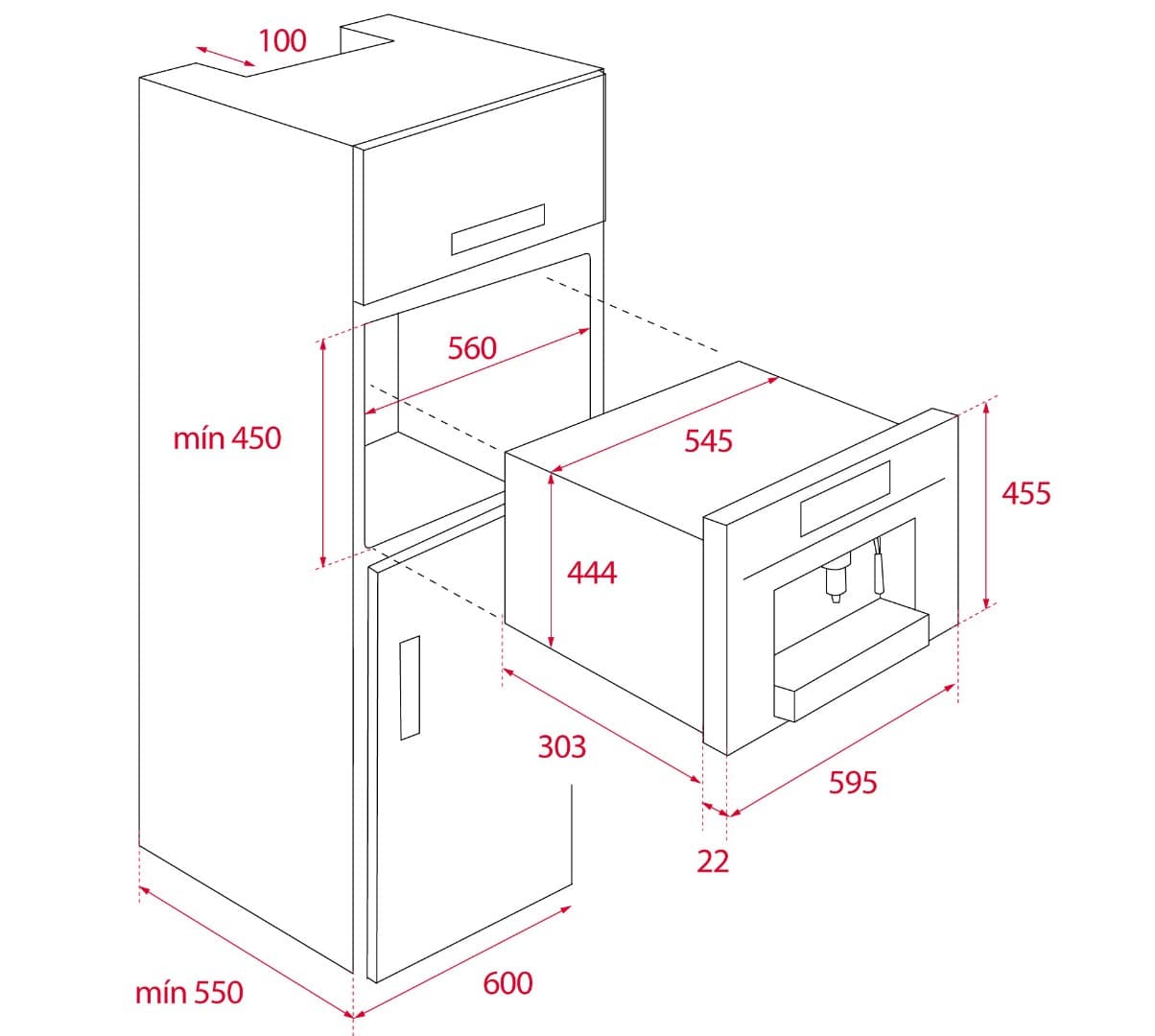 Встраиваемая кофемашина Teka CLC 835 MC WHITE-SS