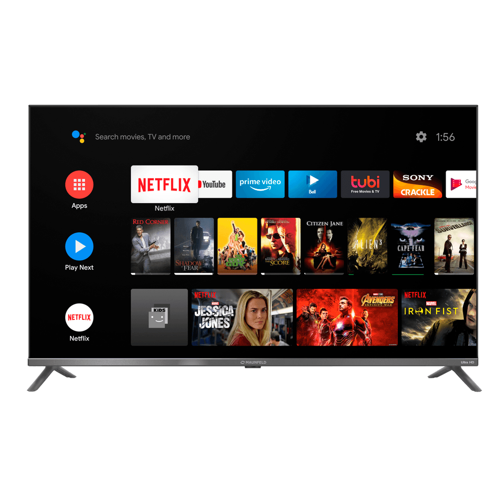 4K Ultra HD  Android TV телевизор Maunfeld MLT43USD02G