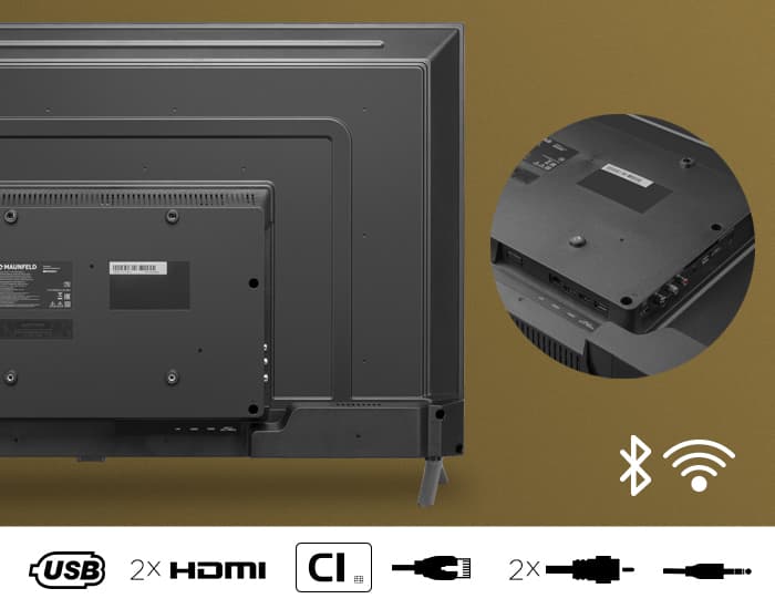 4K Ultra HD  Android TV телевизор Maunfeld MLT43USD02G