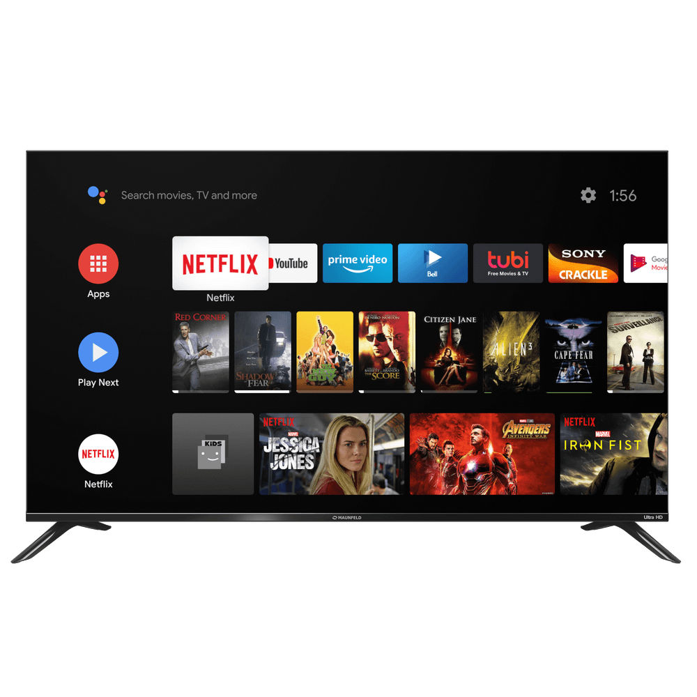 4K Ultra HD  Android TV телевизор Maunfeld MLT55USD02