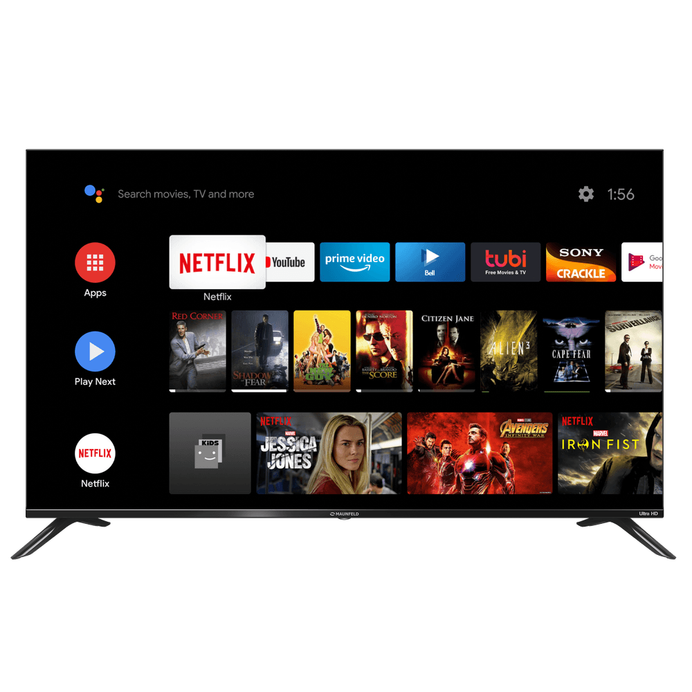 4K Ultra HD Android TV телевизор Maunfeld MQT55USD03