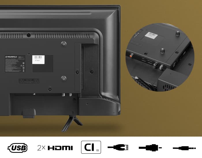 HD телевизор Maunfeld MLT24H01