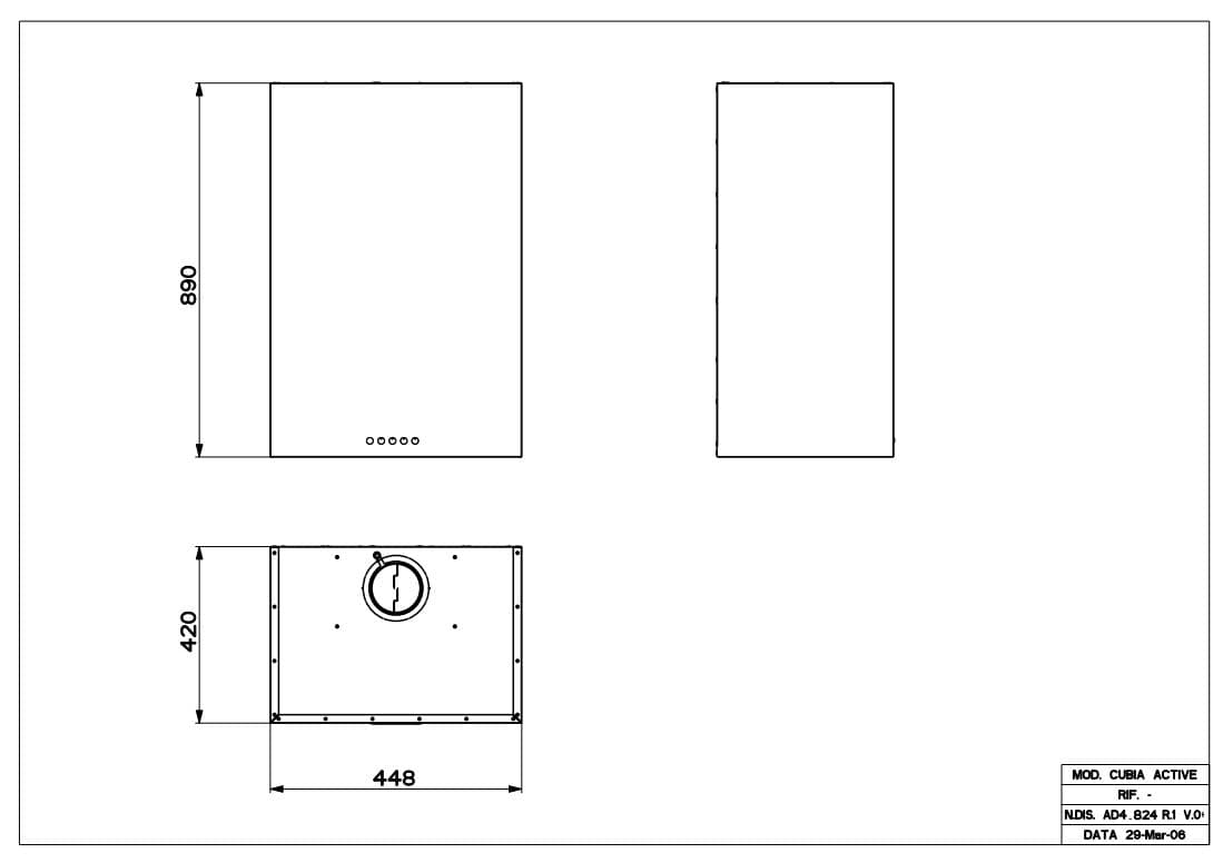 Пристенная вытяжка Faber CUBIA PLUS EV8 X A45