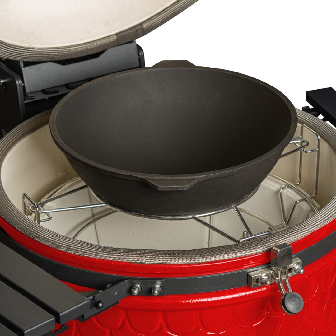 Керамический гриль-барбекю DinoEgg Classic Red