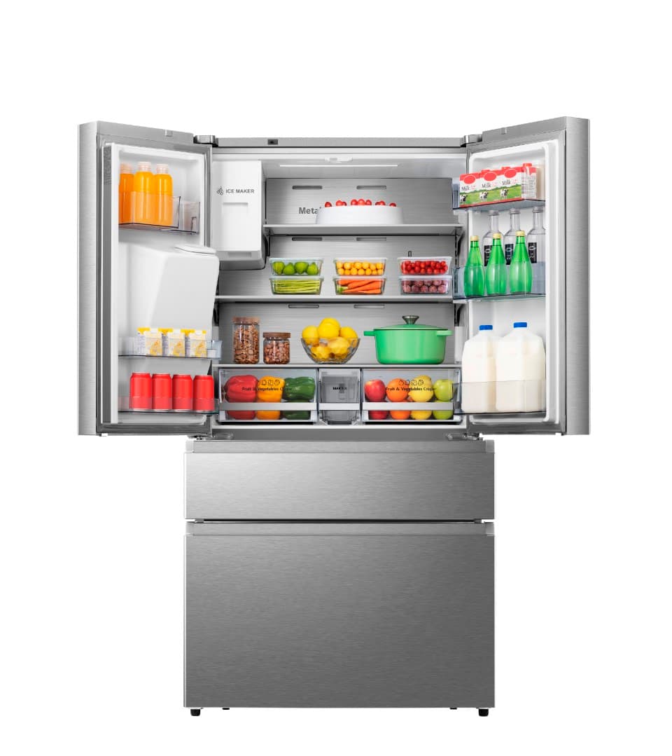 Отдельностоящий French door холодильник GENCOOL GDM-728WH