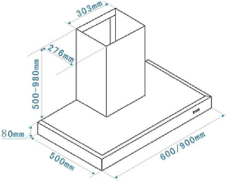 Пристенная вытяжка Brandt AD1516X