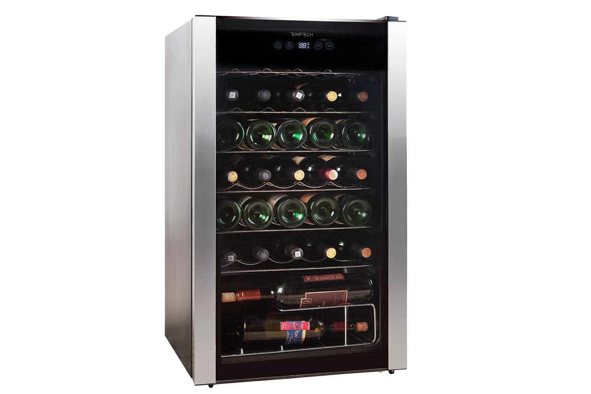 Отдельностоящий винный шкаф Temptech PWF9500SBS