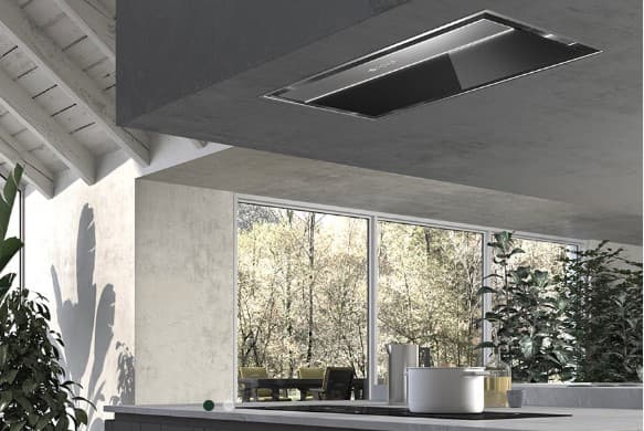 Потолочная вытяжка Faber ONYX-C BK GLASS/X A90