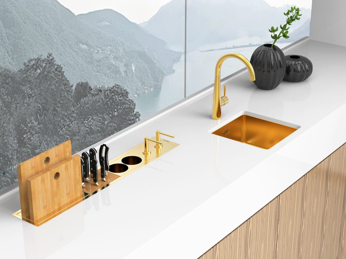 Блок системы KANTERA Panama Slim, Eureka Gold, PSR900-EG