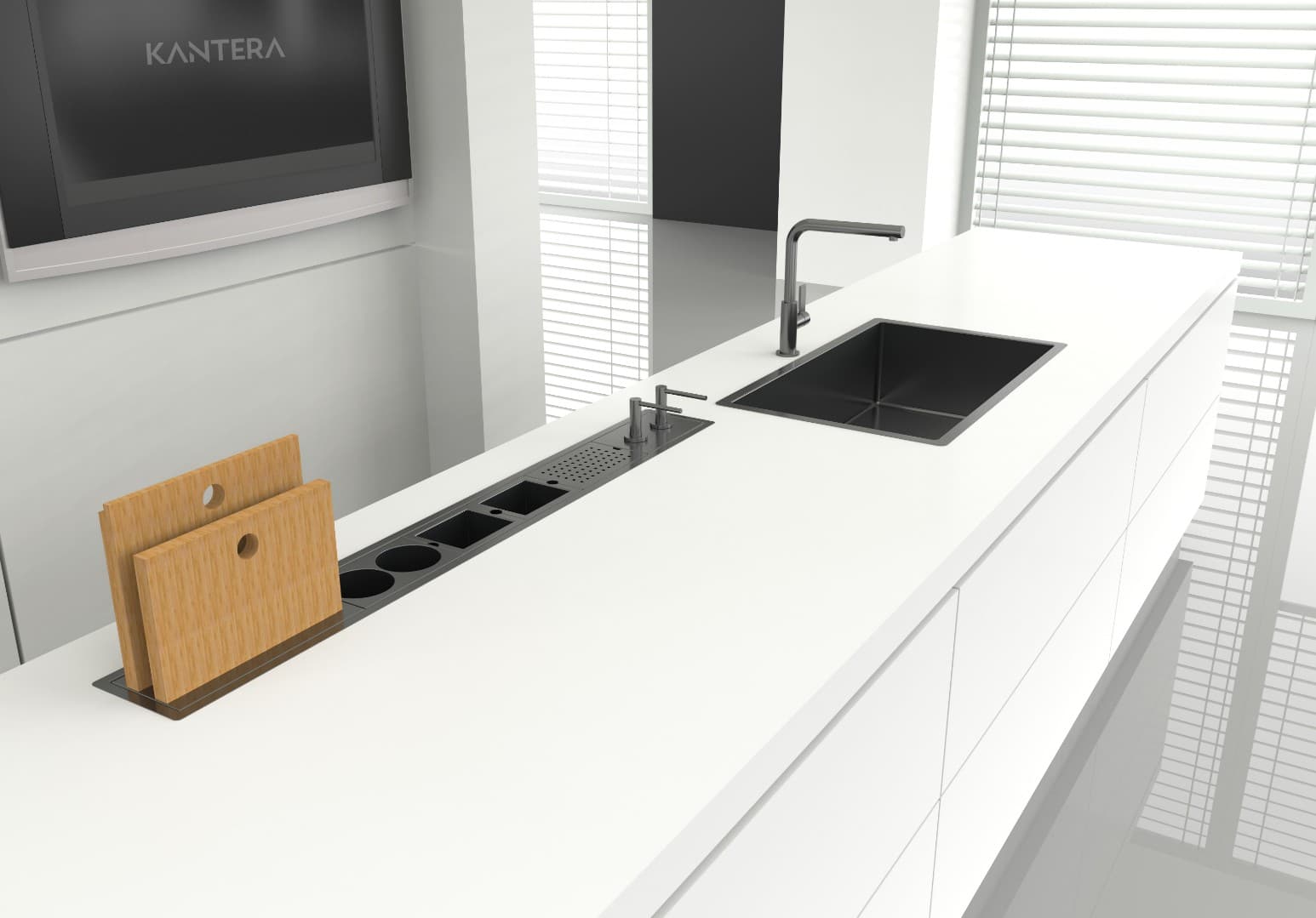 Блок системы KANTERA Panama Slim, Black Pearl, PSR1200-BP