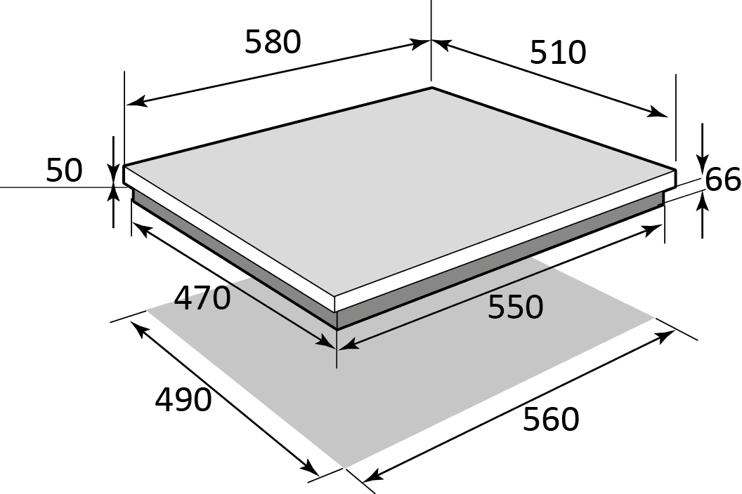 Комбинированная варочная панель Brandt BPI6414BM