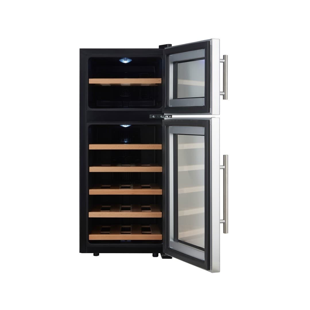 Отдельностоящий винный шкаф Cavanova CV021-2TNS