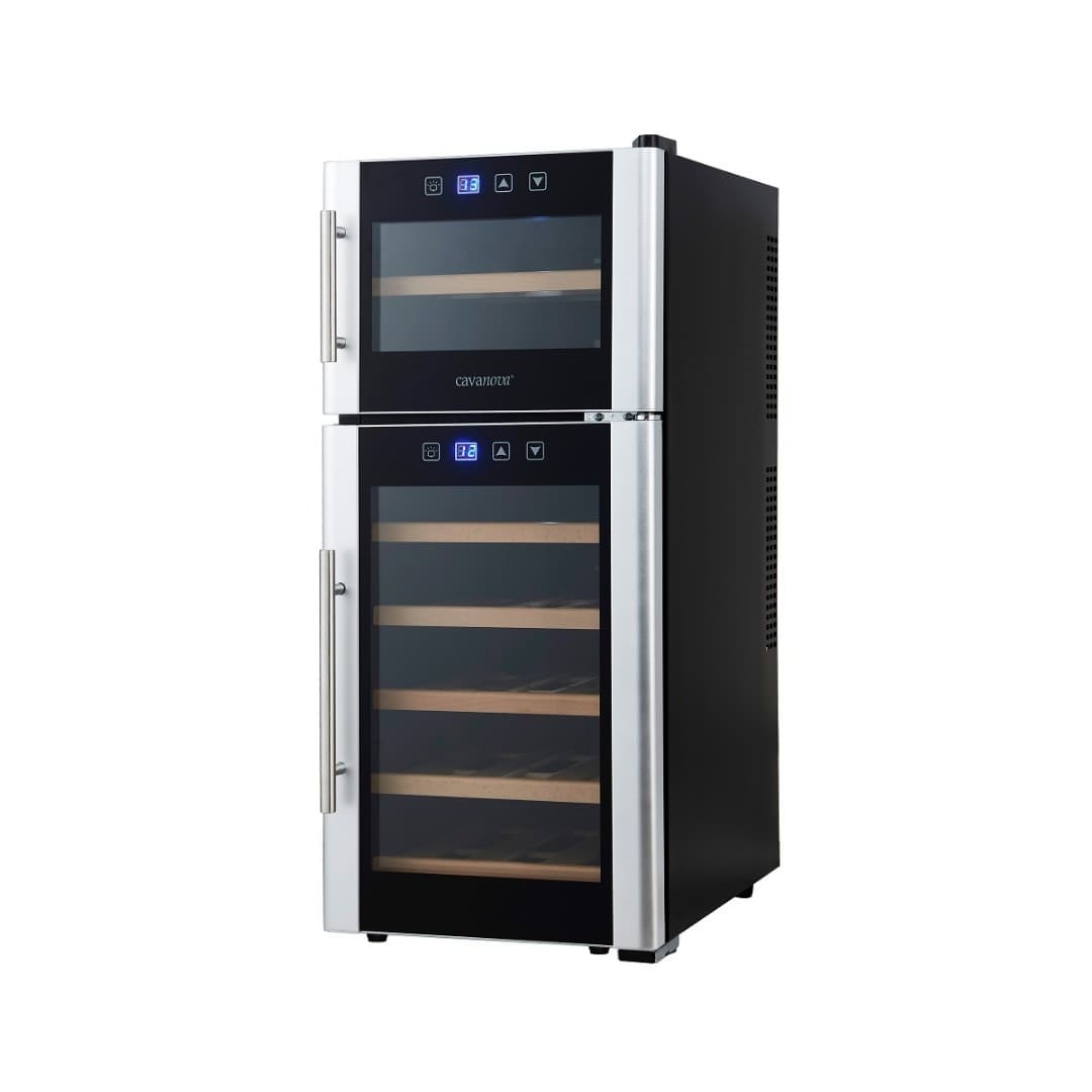 Отдельностоящий винный шкаф Cavanova CV021-2TNS