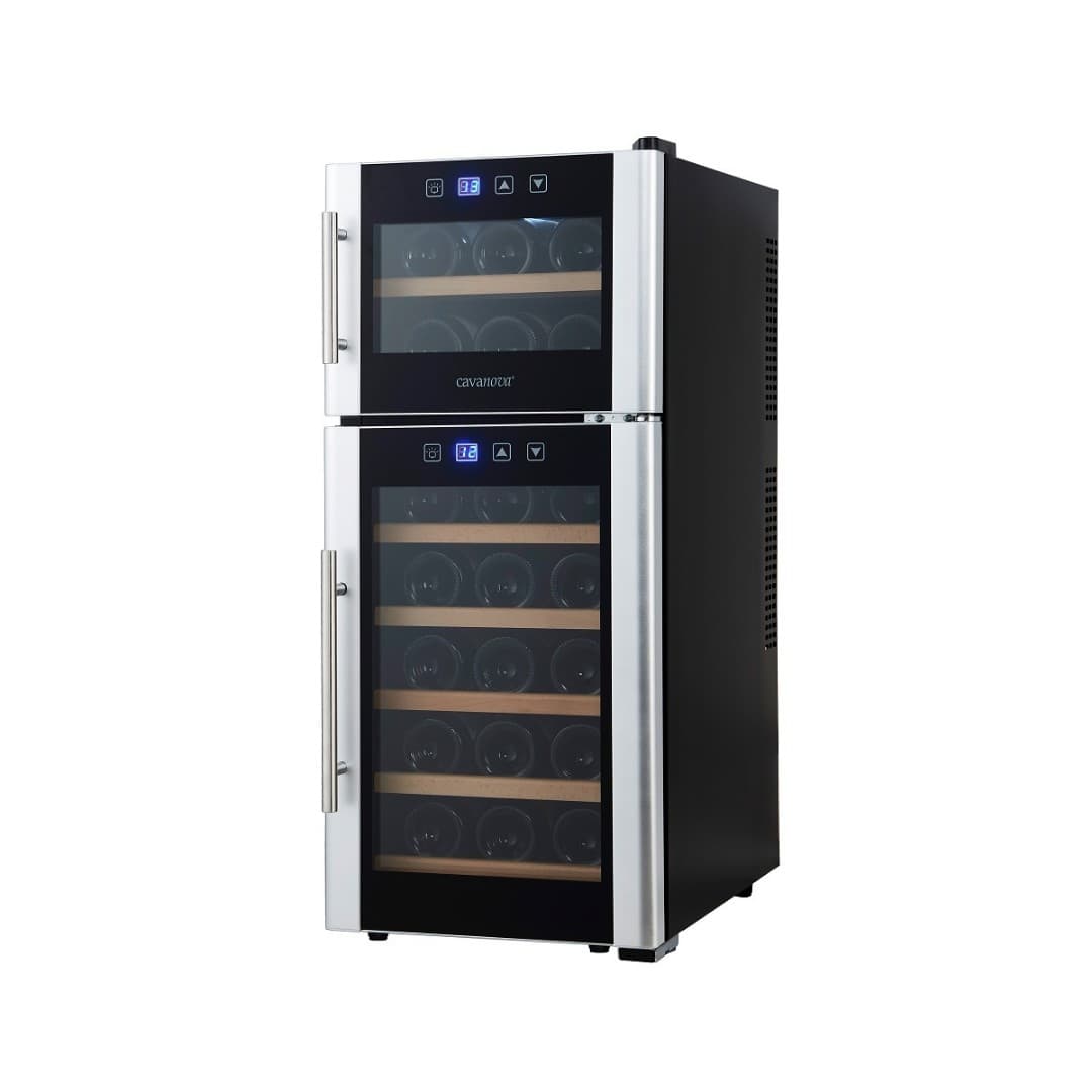 Отдельностоящий винный шкаф Cavanova CV021-2TNS