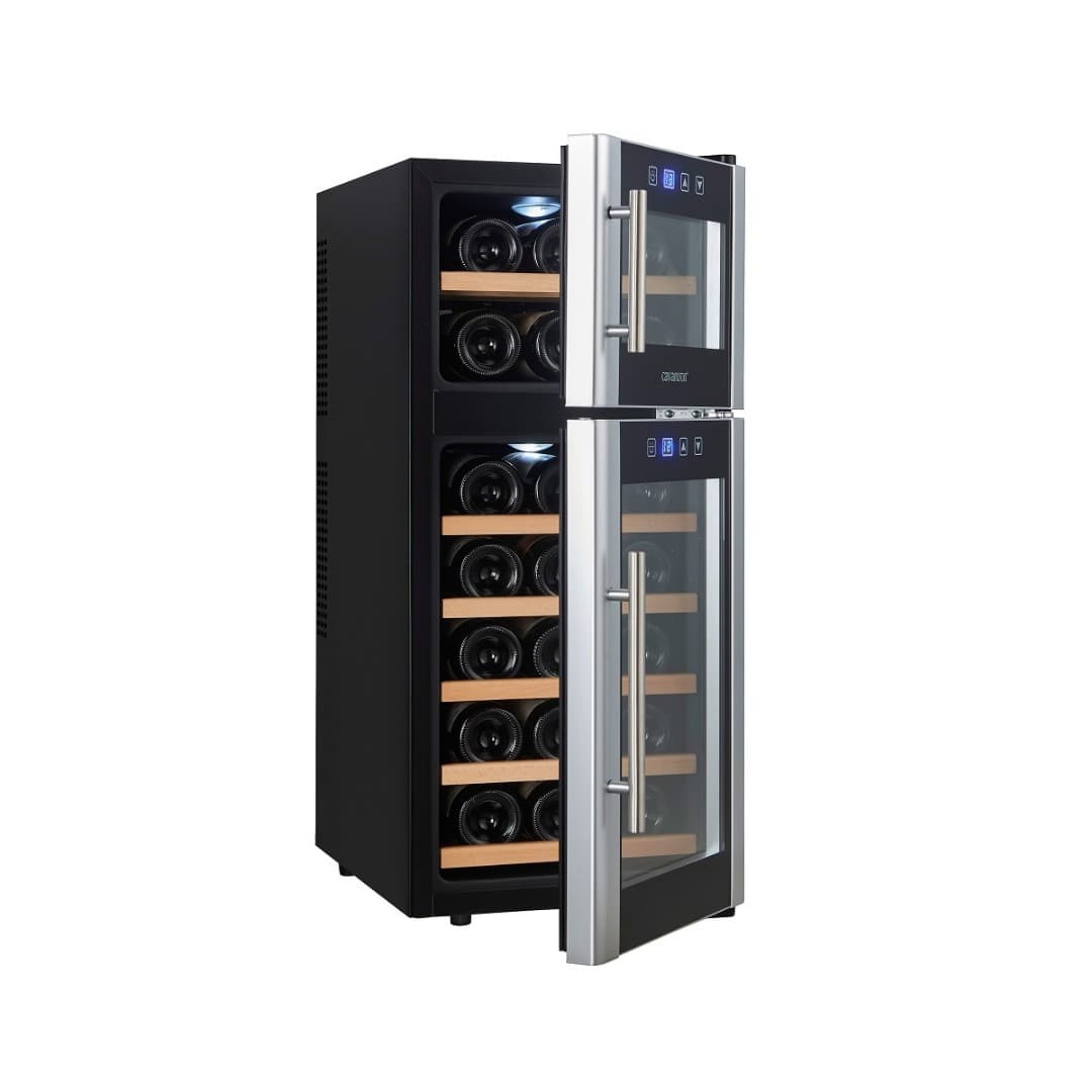 Отдельностоящий винный шкаф Cavanova CV021-2TNS