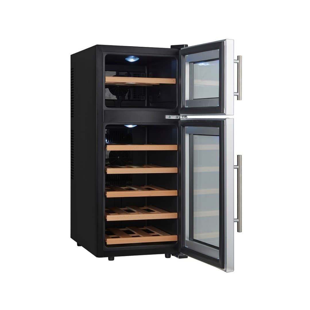Отдельностоящий винный шкаф Cavanova CV021-2TNS