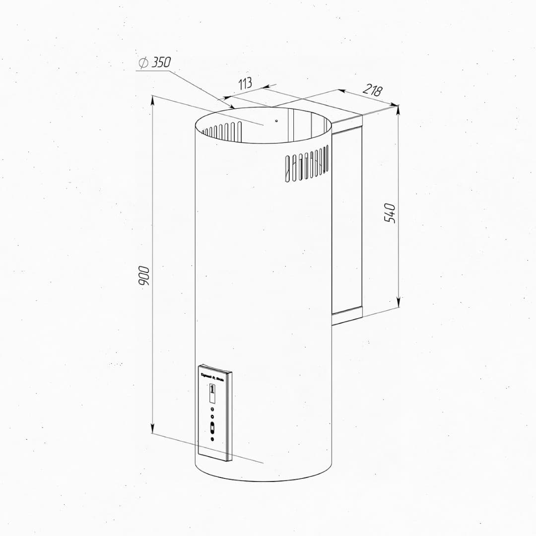Пристенная вытяжка Zigmund&Shtain K 146.4 W