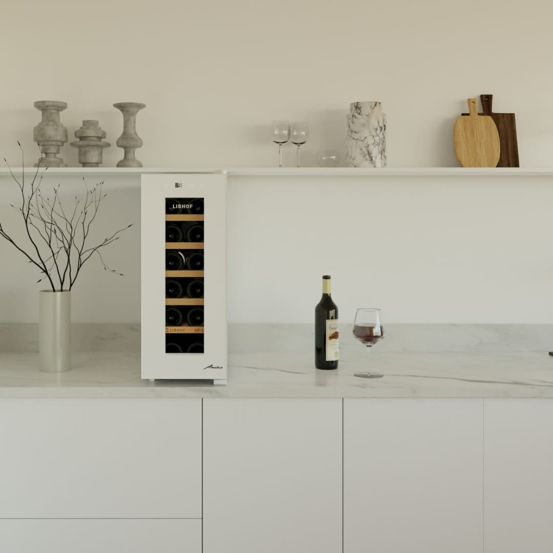 Отдельностоящий винный шкаф Libhof AP-12 white