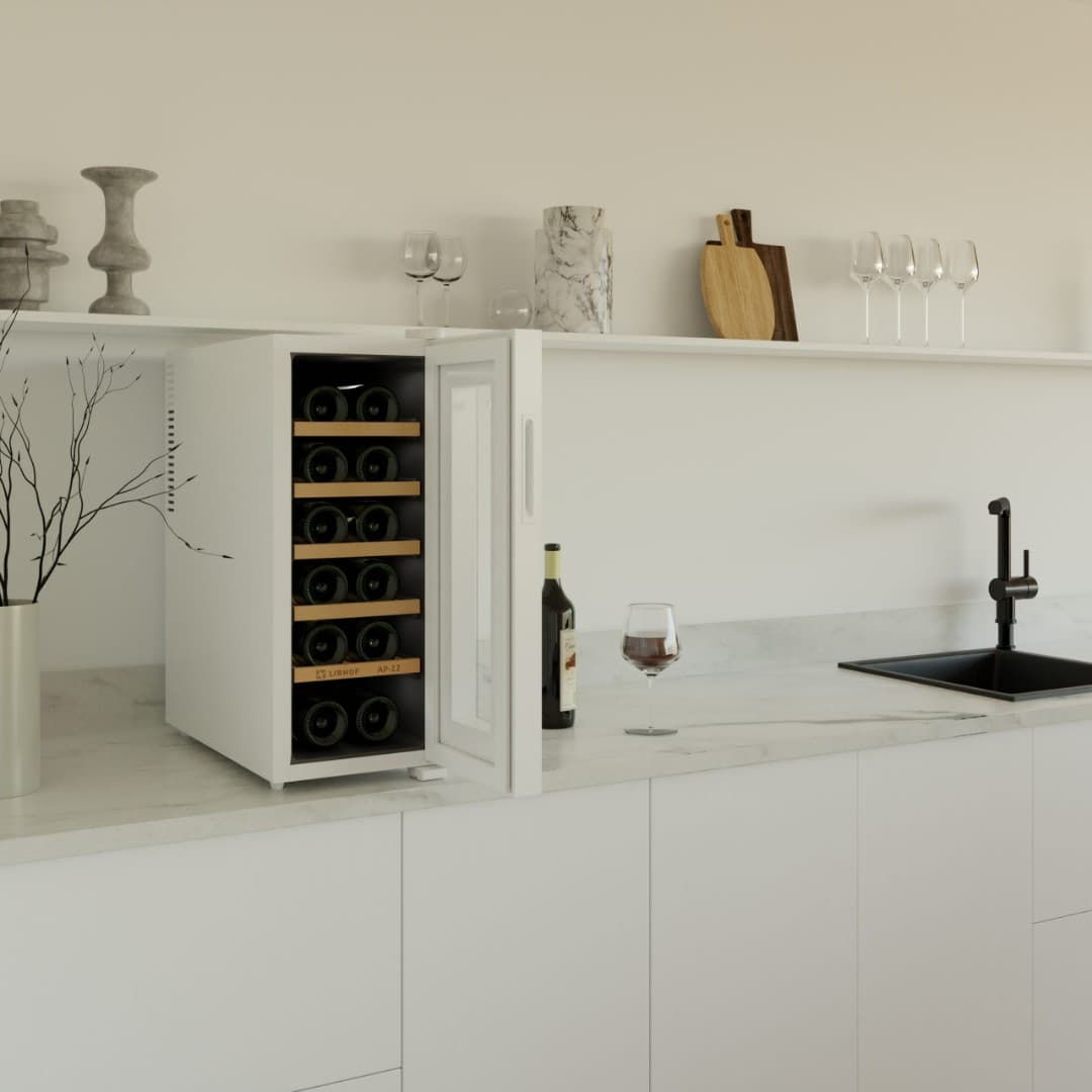 Отдельностоящий винный шкаф Libhof AP-12 white