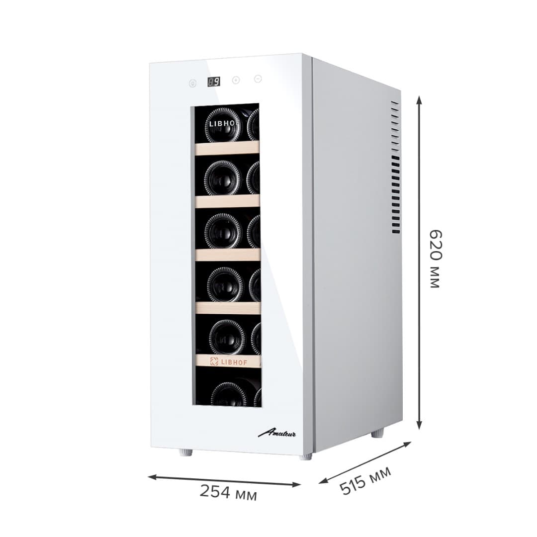 Отдельностоящий винный шкаф Libhof AP-12 white