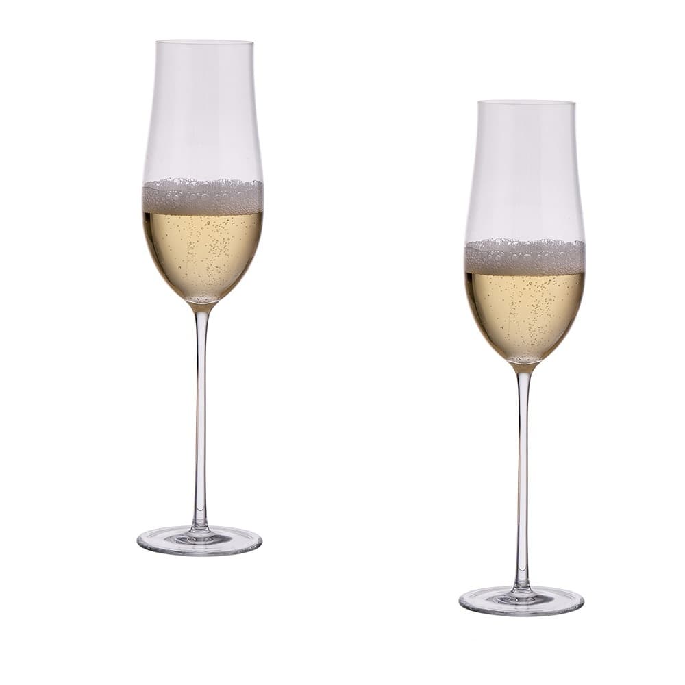 Набор из 2-х бокалов для шампанского Champagne 220 мл Halimba Crystal 1800-05-2