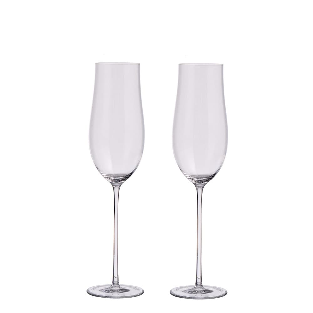Набор из 2-х бокалов для шампанского Champagne 220 мл Halimba Crystal 1800-05-2