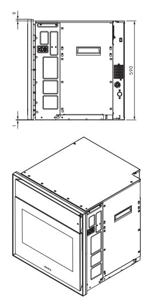 Электрический духовой шкаф Bora XBO (с подключением к воде)