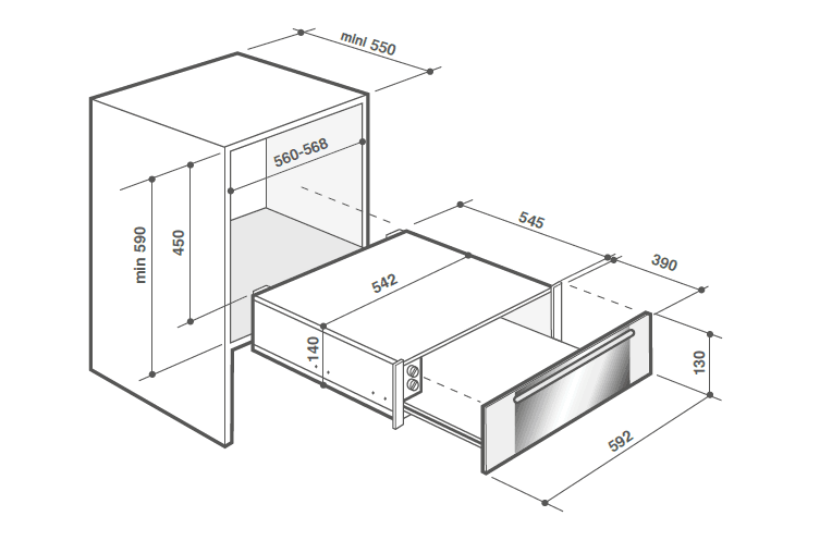 Подогреватель посуды De Dietrich DWD7400G