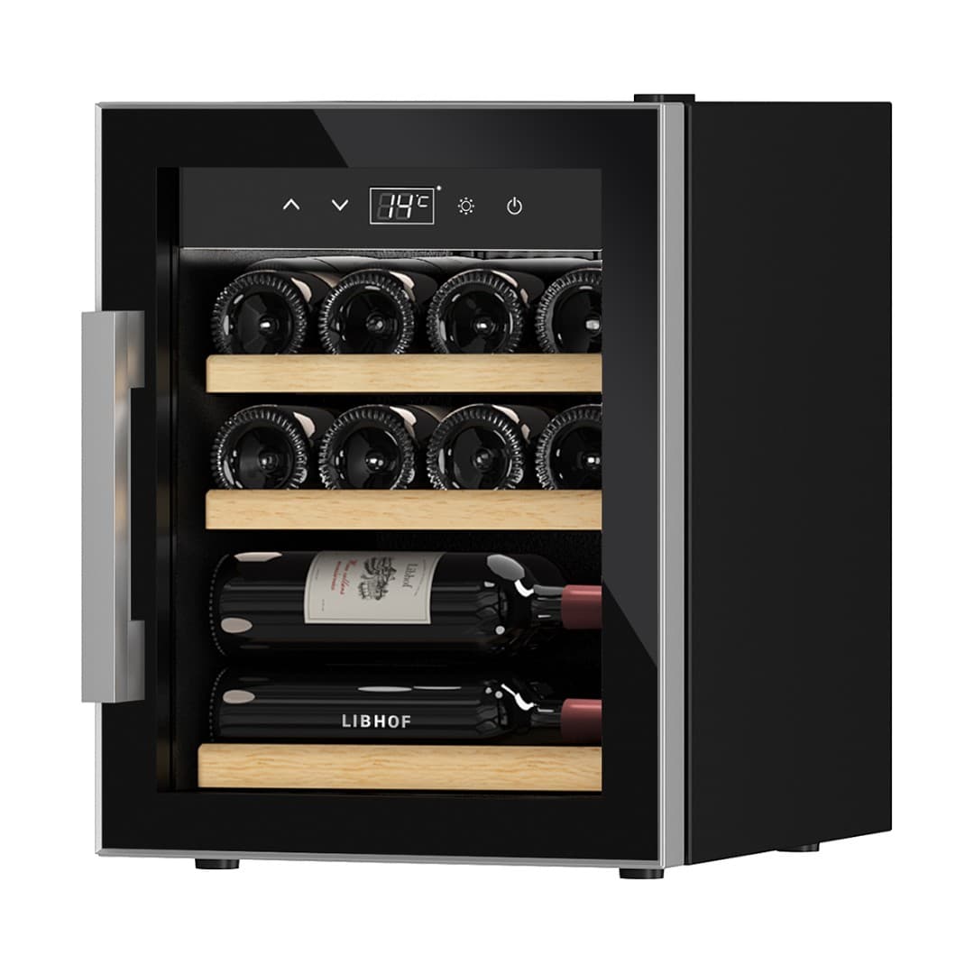 Отдельностоящий винный шкаф Libhof GQ-12 Black