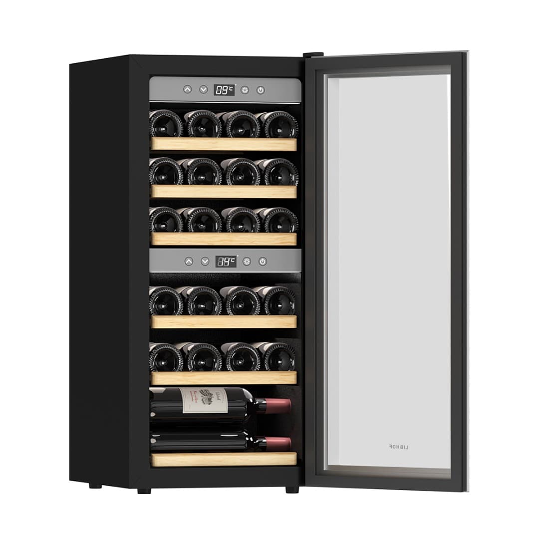 Отдельностоящий винный шкаф Libhof GQD-24 Silver