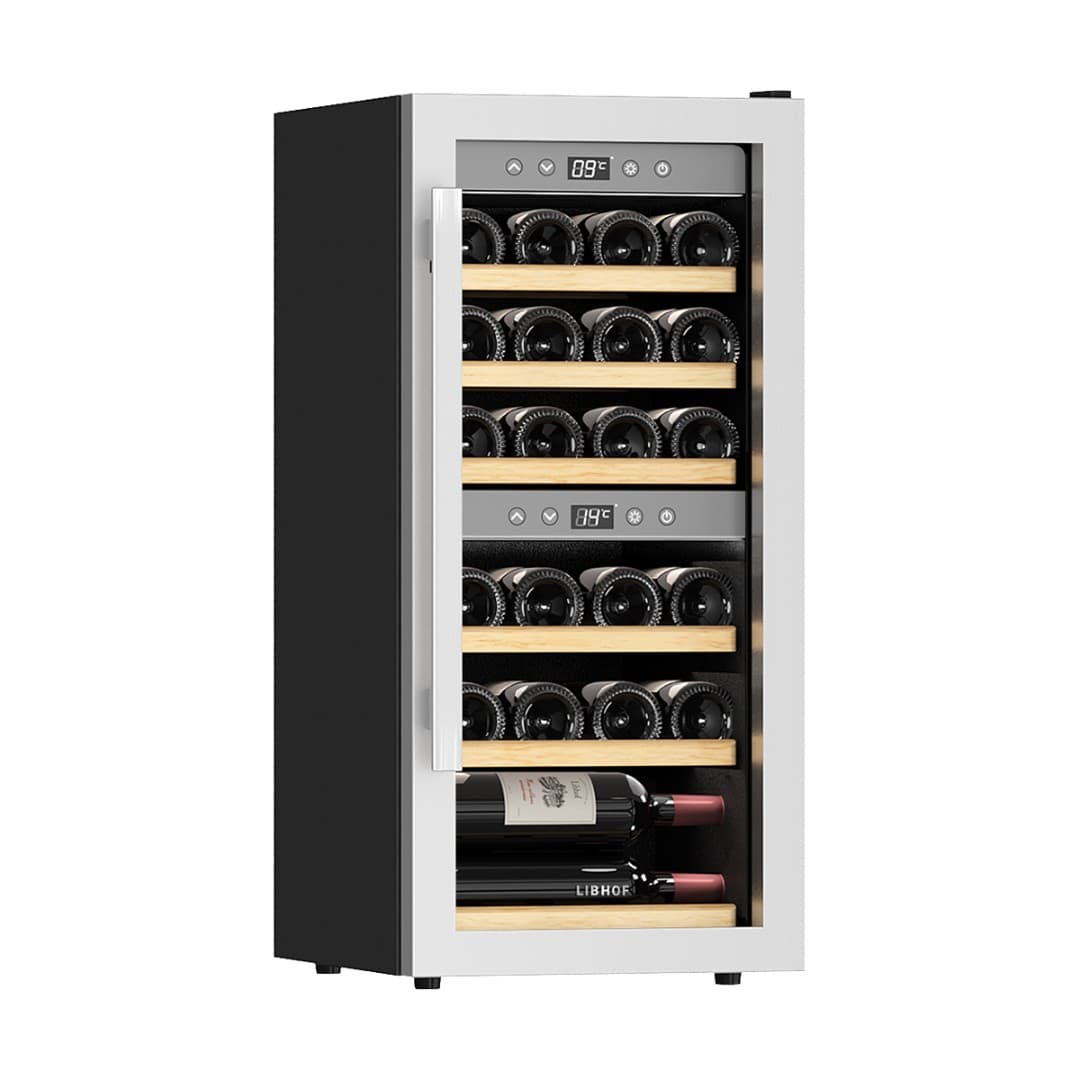 Отдельностоящий винный шкаф Libhof GQD-24 Silver