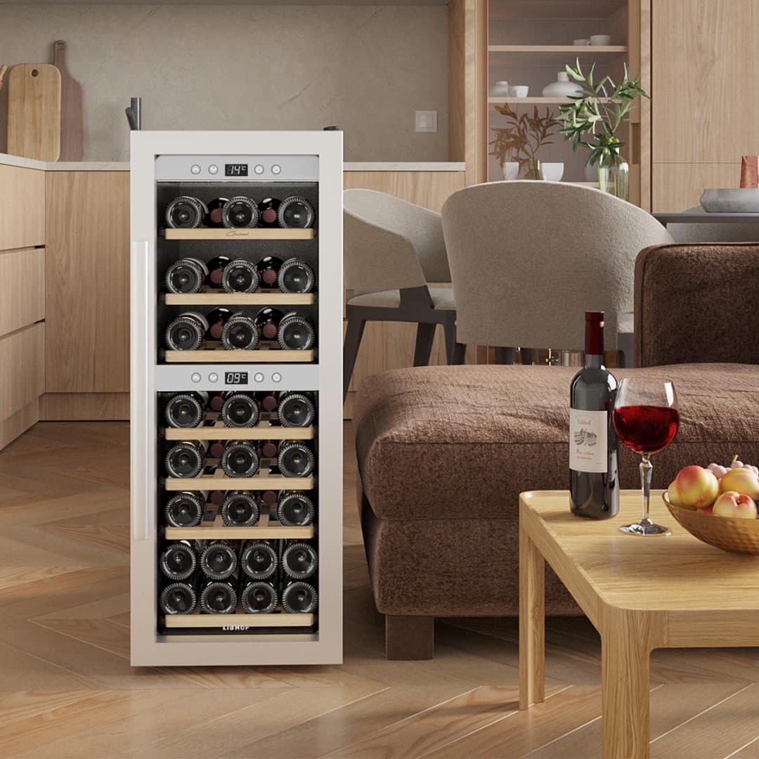 Отдельностоящий винный шкаф Libhof GQD-38 Silver