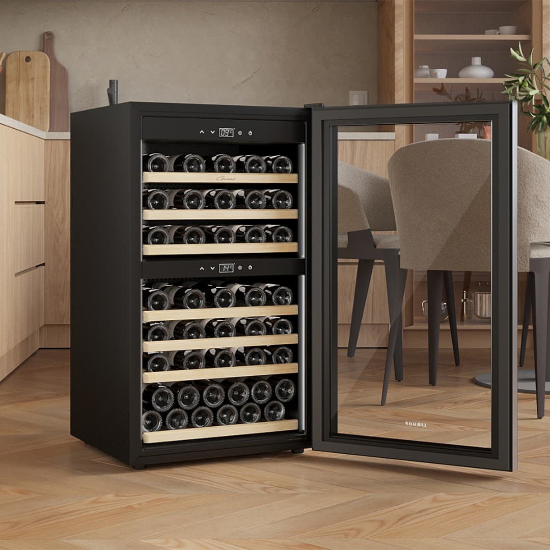Отдельностоящий винный шкаф Libhof GQD-66 Black