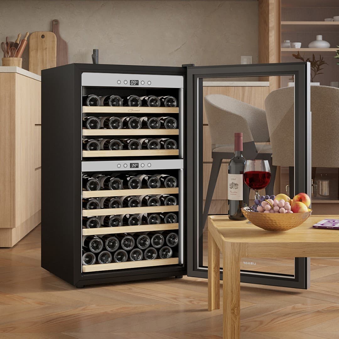 Отдельностоящий винный шкаф Libhof GQD-66 Silver